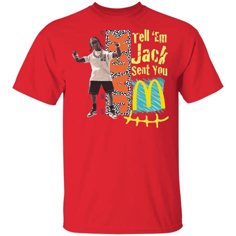 Travis Scott X McDonald's Jack Smile II T-Shirt Berry ...