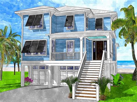 Simple Beach House Plans – Enjoy The Beach Life In Style - House Plans