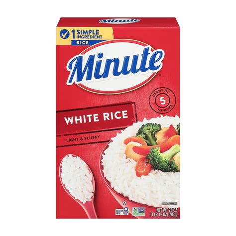 Minute Instant White Rice, Light and Fluffy, 28 oz - Walmart.com