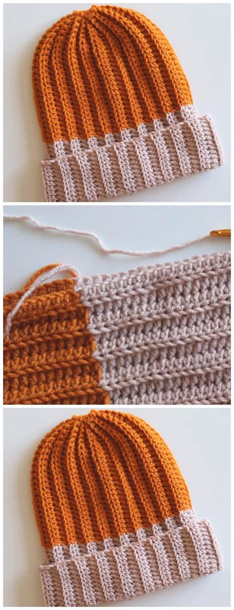 Crochet Ribbed Hat - Learn to Crochet - Crochet Kingdom