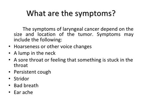 Laryngeal Cancer