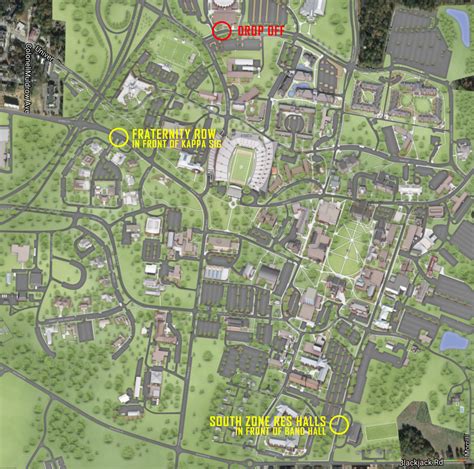 Mississippi State University Campus Map Pdf