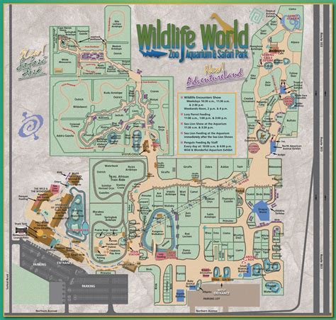 Zoo Wildlife Park Map