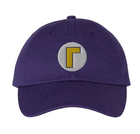 Waluigi Symbol Embroidered Hat dad Hat Style 6 - Etsy