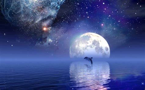 Ocean Moon Wallpapers - Top Free Ocean Moon Backgrounds - WallpaperAccess