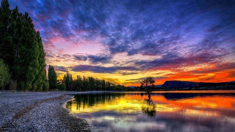 Lake Sunset Wallpapers - Top Free Lake Sunset Backgrounds - WallpaperAccess