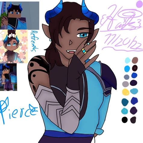 Pierce drawing made by Hails!!(me) | My inner demons aphmau fanart ...