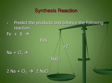 PPT - Synthesis Reactions PowerPoint Presentation, free download - ID ...