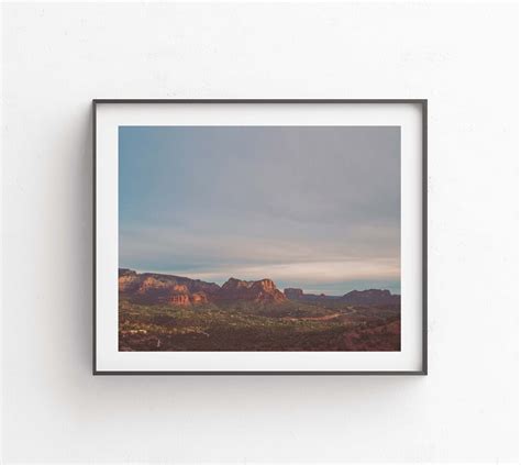 Sedona Print, Desert Landscape Photography, Arizona Wall Art, Southwest ...