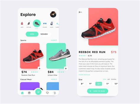 Free E-Commerce App Template (Figma)