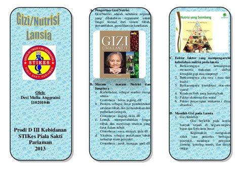 leaflet gizi lansia