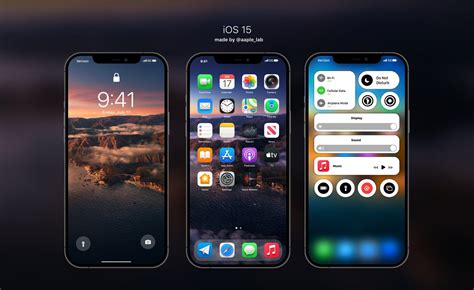 Amazing iOS 15 concept shows completely redesigned control center ...