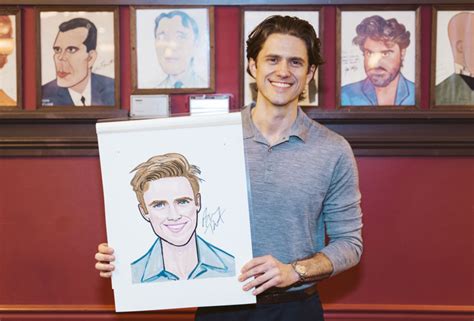 See Moulin Rouge! The Musical Star Aaron Tveit Get a Sardi's Caricature ...