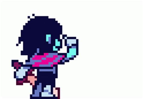 Kris Deltarune Sticker - KRIS DELTARUNE Sprite - Discover & Share GIFs