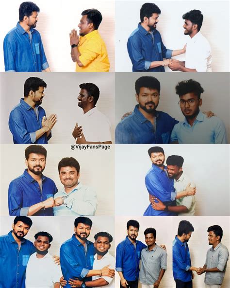 Vijay Fans Updates on Twitter: "Clicks of Thalapathy Vijay with fans ...