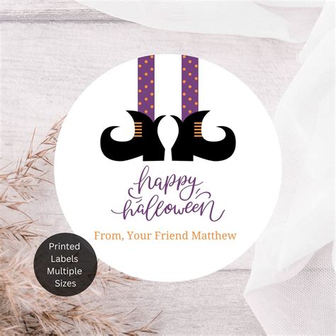 Custom Halloween Stickers, Halloween Party Favor Sticker, Halloween ...