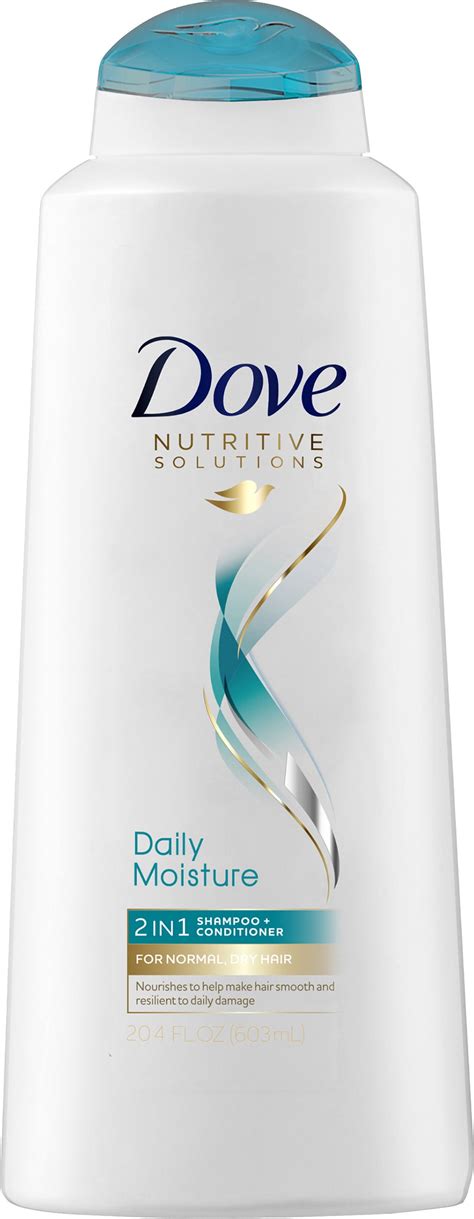 2 Pack - Dove Daily Moisture Therapy 2 In 1 Shampoo & Conditioner 20.4 ...