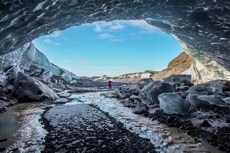 Ice Cave, Fallsjokull Glacier, Iceland Photograph by Arctic-images ...