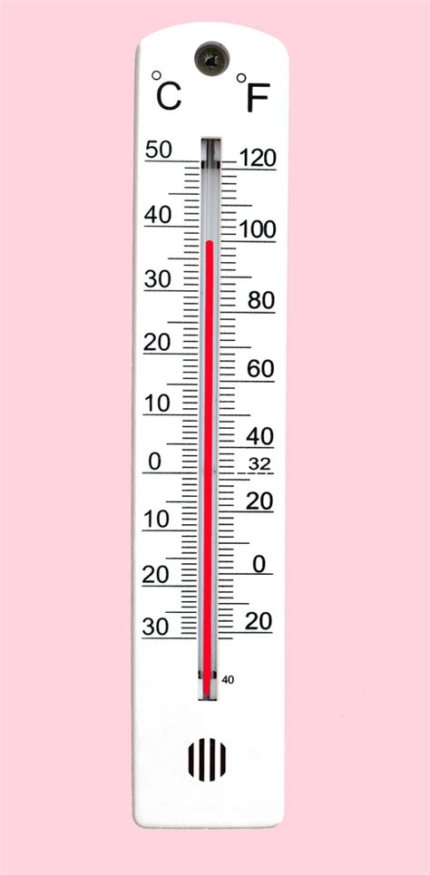 Reading a Weather Thermometer - Fahrenheit and Celsius