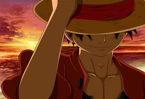 Monkey D. Luffy Sunset HD Wallpaper