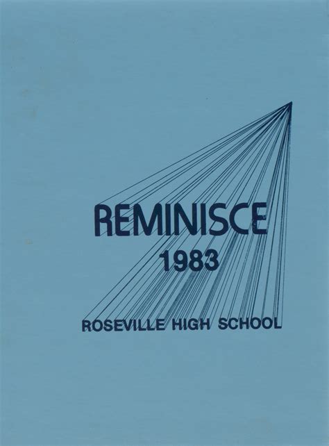 1983 yearbook from Roseville High School from Roseville, Michigan