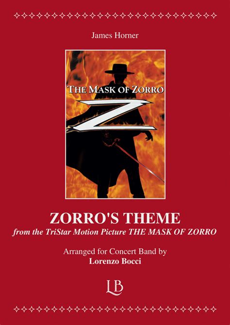 Zorro's Theme by James Horner - Concert Band - Digital Sheet Music ...