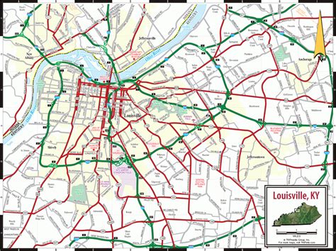 Printable Street Map Of Louisville Ky – Printable Map of The United States