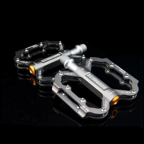 1 Pair Aluminium Alloy MTB BMX Pedals 6 Colors Cycling three Sealed 3 ...