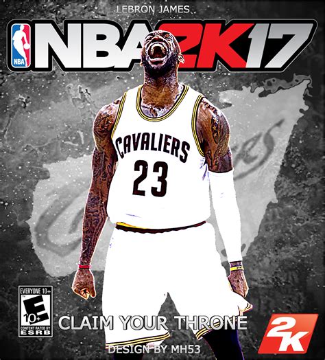 NBA 2K17 Custom Cover Art Featuring LeBron James