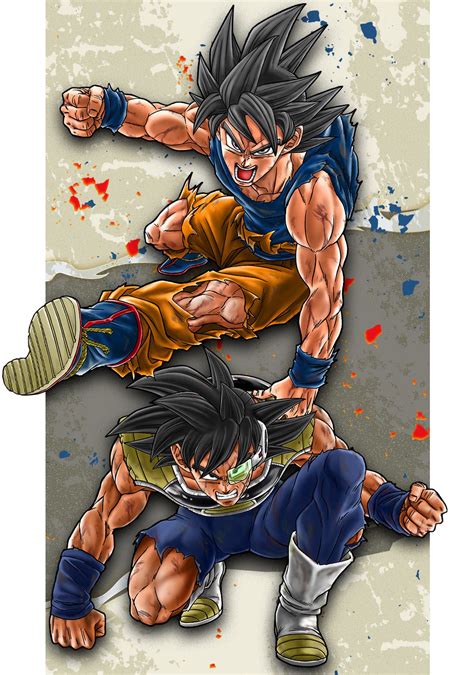 Bardock Y Goku By Toyotaro Dibujo De Goku Personajes De Goku Personajes ...