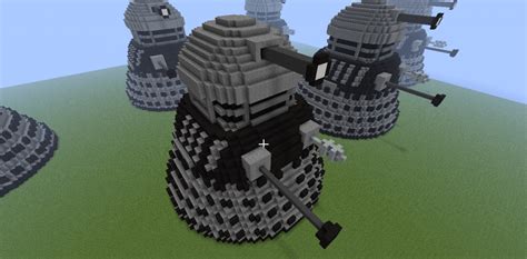 Giant 3D Daleks (Doctor Who) Minecraft Map