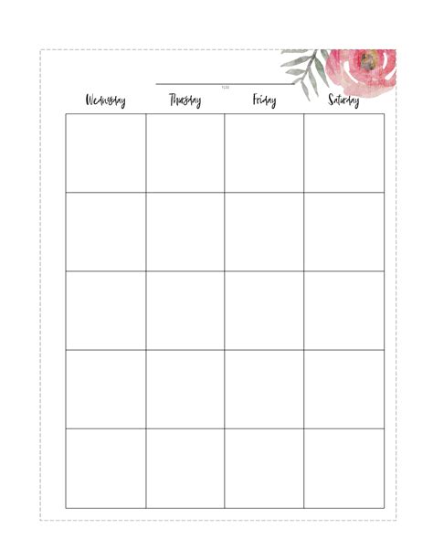 Free Happy Planner Printable Inserts