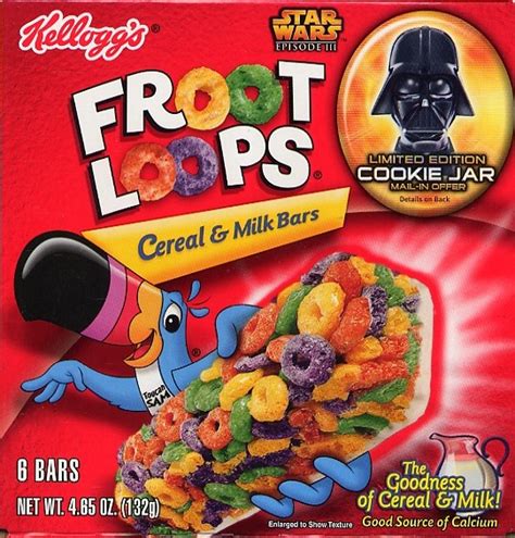 Froot Loops Cereal & Milk Bars 6-Pack Box - Star Wars Collectors Archive