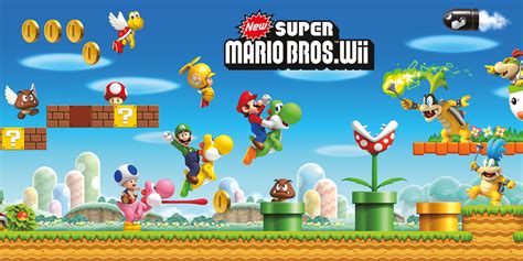 New Super Mario Bros. Wii - more Wii U footage (Wii download ...