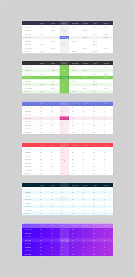 29 Beautiful CSS3 Table Templates & Examples [HTML] 2023 | Table ...