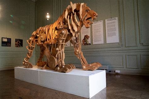 Leonardo da Vinci's mechanical lion goes on display in Paris