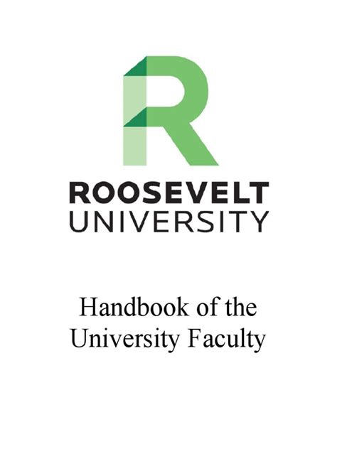 Faculty Handbook | PDF | Provost (Education) | Dean (Education)