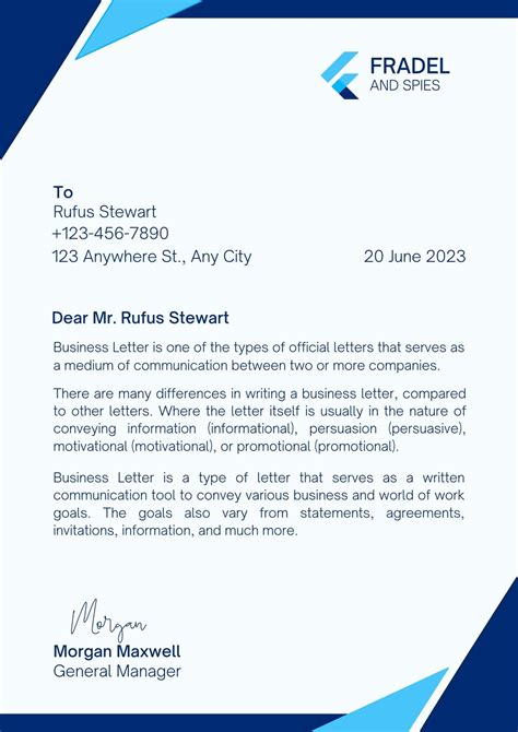 Organizational Letterhead