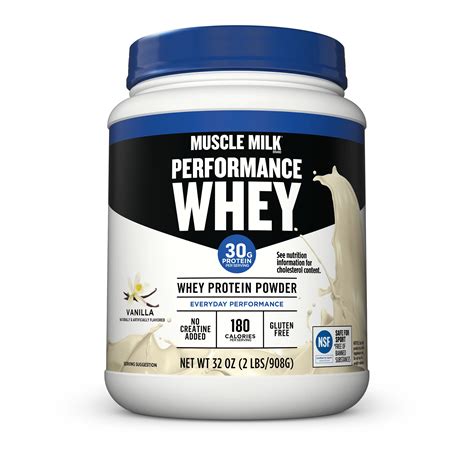 Muscle Milk Performance Whey Protein Powder, Vanilla - Shop Diet ...