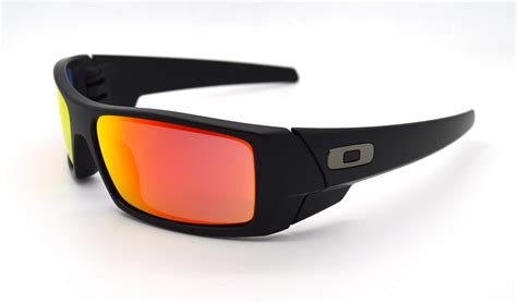 Oakley Gascan Mens Sport Tactical Sunglasses Matte Black/Ruby Iridium ...