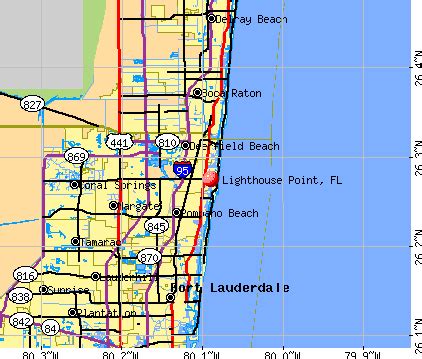 Lighthouse Point Florida Map | Draw A Topographic Map