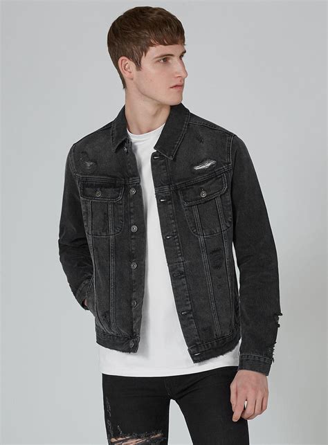 Style Denim Jacket Men Black / Men's Denim Jackets | Quintessential ...