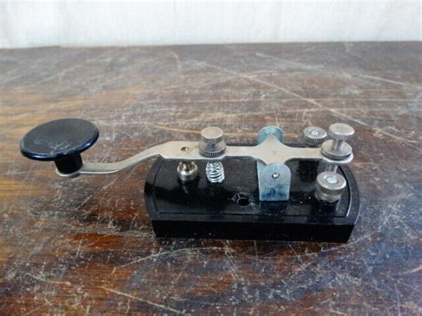 Vintage Morse Code Telegraph Key | eBay