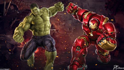 Iron Man Vs Hulk Wallpapers - Top Free Iron Man Vs Hulk Backgrounds ...