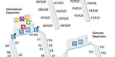 Cairo airport terminal map - Map of cairo airport terminal (Egypt)