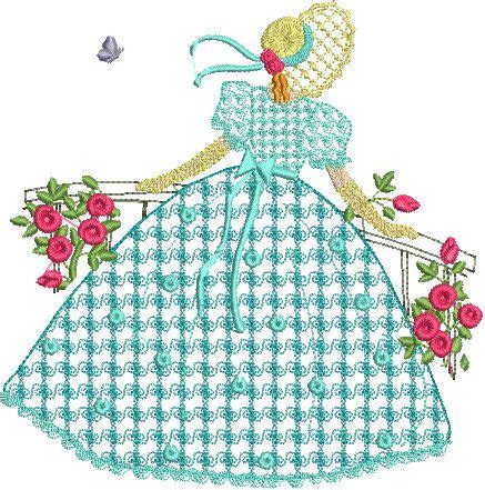 Southern belle machine embroidery instant download 5 different sizes (3 ...