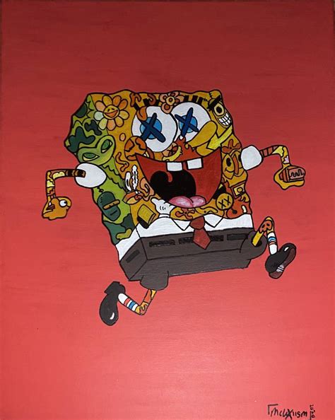 Detailed Spongebob Paintings