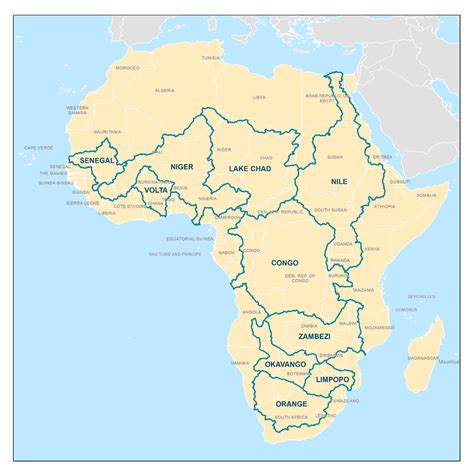 Hydrology > Major River Basins