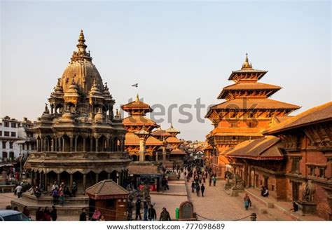 Patan Nepal Circa November 2013 Temples Stock Photo 777098689 ...