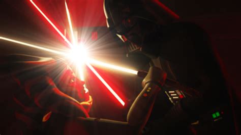 Darth Vader vs. Ahsoka Tano - Enhanced Still by Jones6192 on DeviantArt